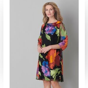 NWT Caroline Rose
Embroidered Dress